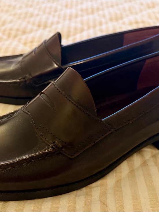 School Issue Shoes - School Issue Women's Dark Brown Leather Penny Loafers
